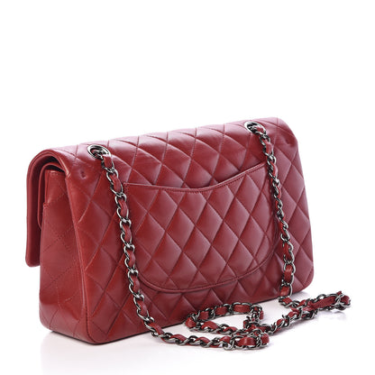Chanel Lambskin Quilted Medium Double Flap Red 3 of 10