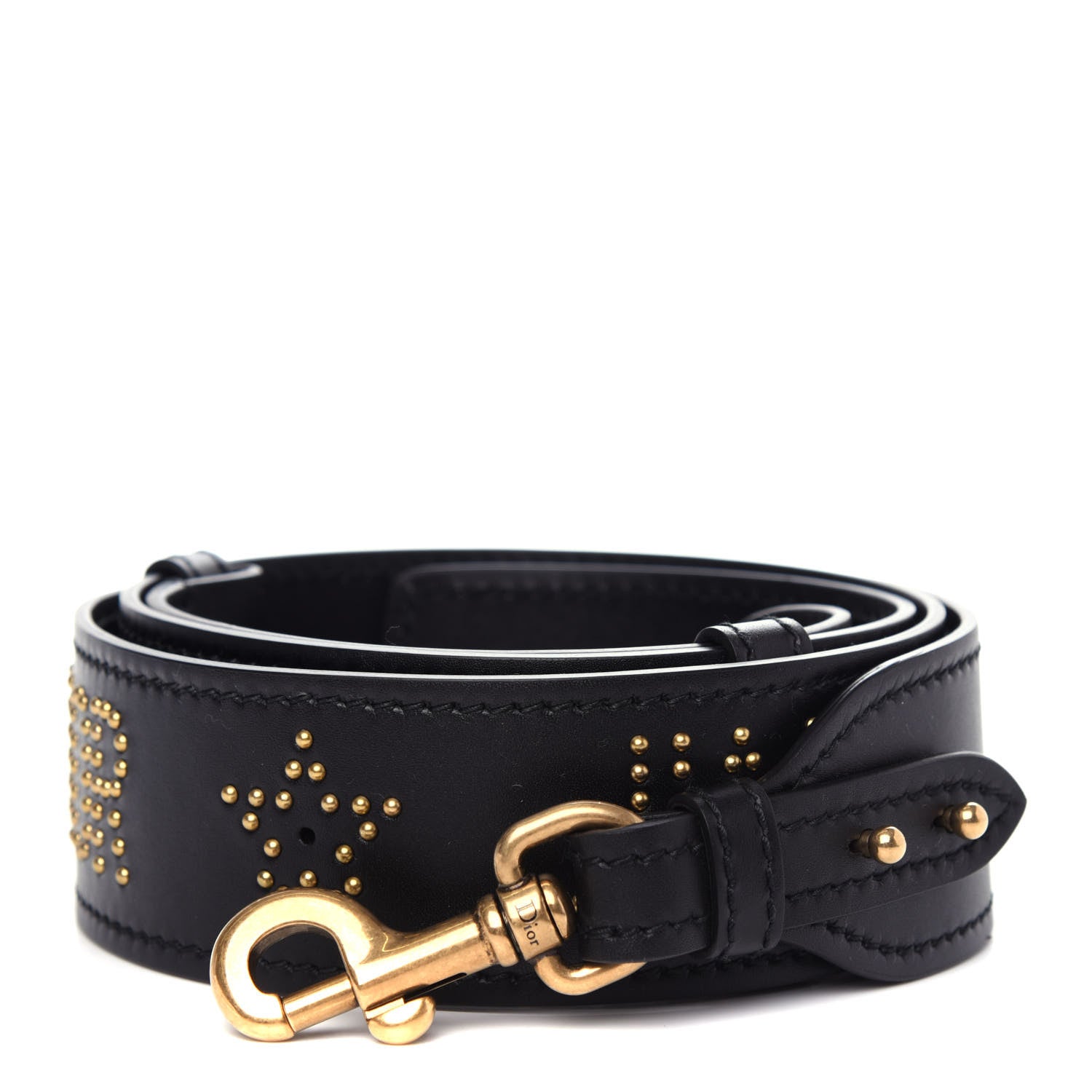 Christian Dior Calfskin Studded J’Adior Shoulder Strap Black 1 of 5