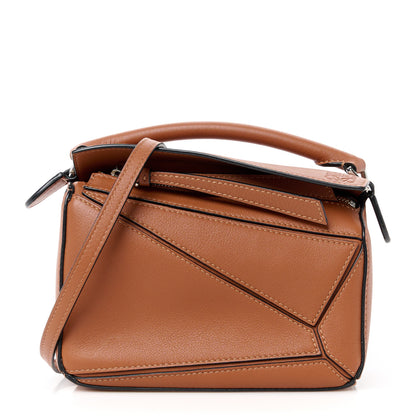 Loewe Calfskin Mini Puzzle Bag Tan 1 of 11