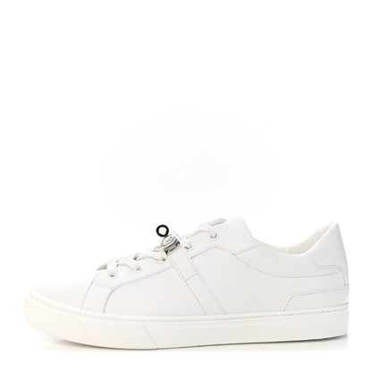 Hermes Calfskin Day Sneakers 42 White 1 of 8