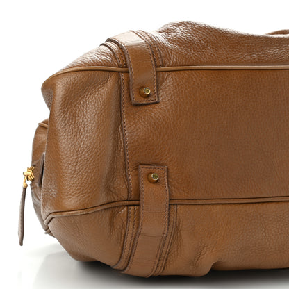 Burberry Pebbled Calfskin Small Ashbury Satchel Brown 8 of 13