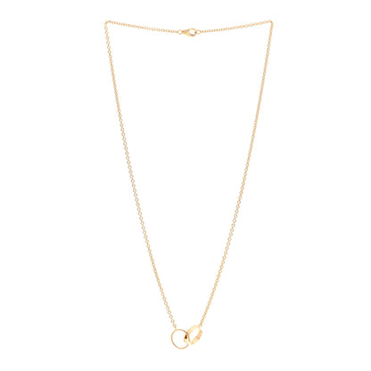 Cartier 18K Yellow Gold Interlocking LOVE Necklace 3 of 5