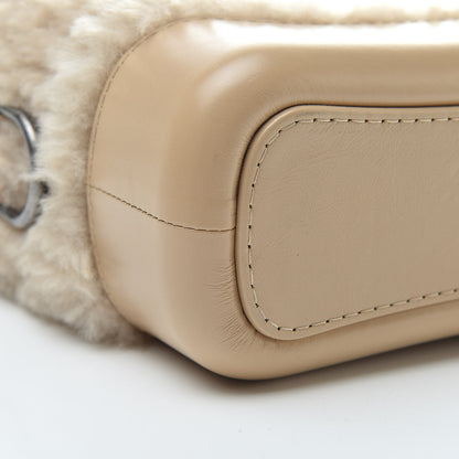 Chanel Shearling Small Gabrielle Hobo Dark Beige 9 of 11