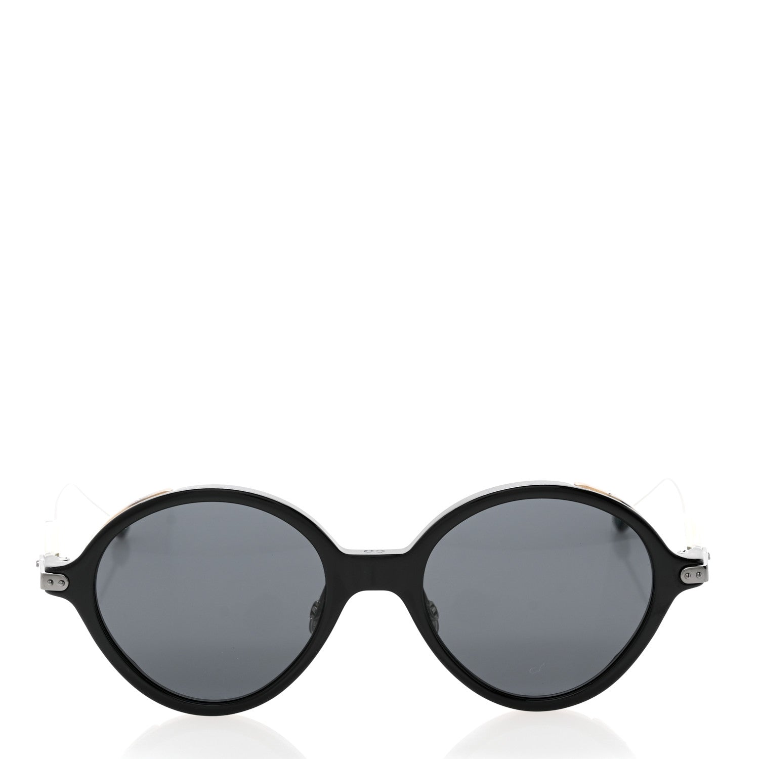 Christian Dior Acetate Umbrage Round Sunglasses Tortoise Black 2 of 8