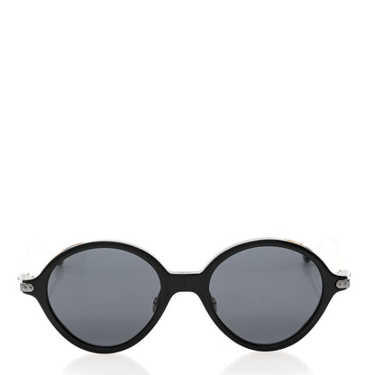 Christian Dior Acetate Umbrage Round Sunglasses Tortoise Black 2 of 8