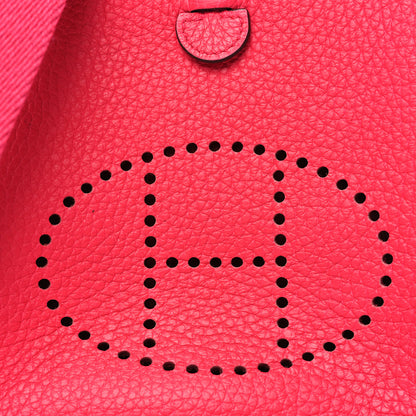 Hermes Taurillon Clemence Evelyne TPM Rose Extreme 8 of 11