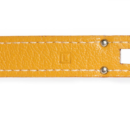 Hermes Chevre Mysore Medium Kelly Wallet Curry 8 of 9