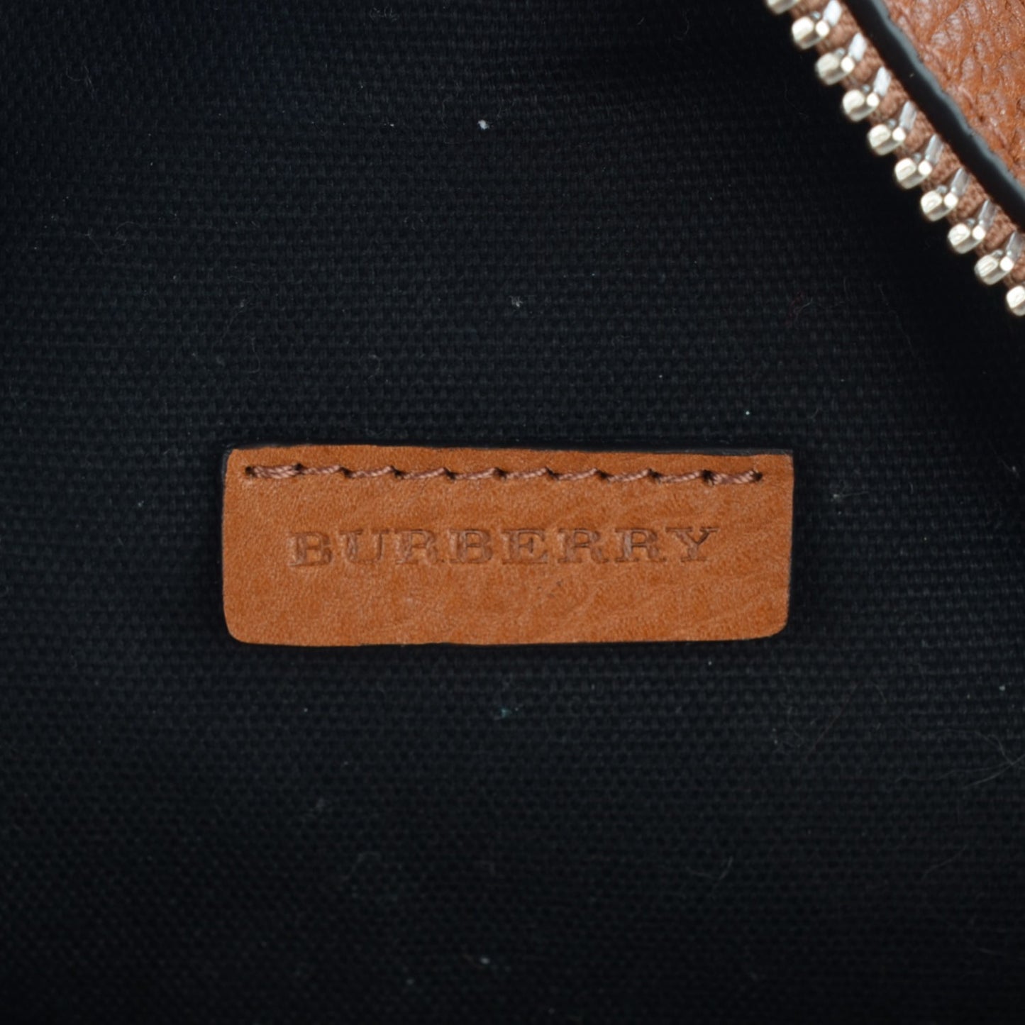 Mega Check Small Farley Crossbody Clutch Bag Saddle Brown