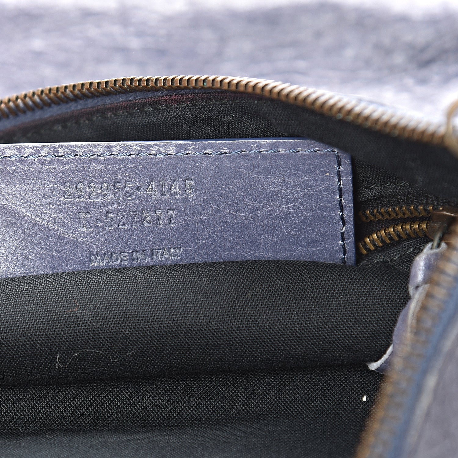 Balenciaga Agneau Classic Hardware Flat Handle Clutch Jacynthe 6 of 10