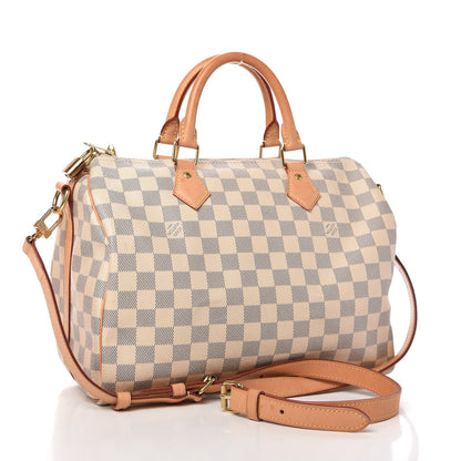 Louis Vuitton Damier Azur Speedy Bandouliere 30 3 of 11
