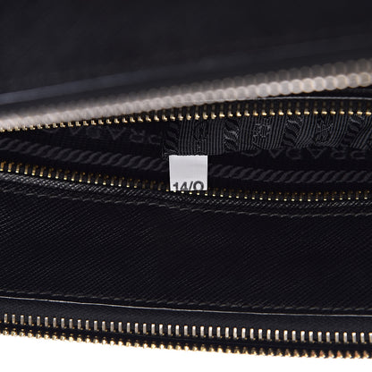 Prada Saffiano Medium Galleria Double Zip Tote Black 5 of 10