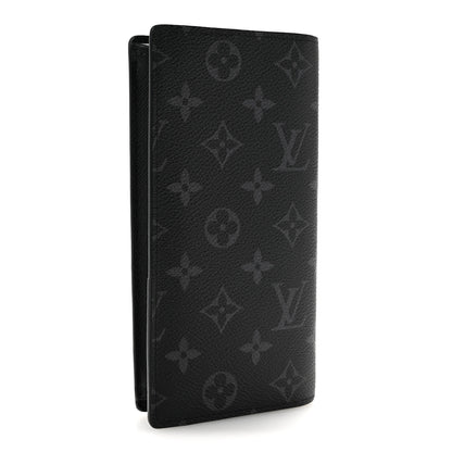 Louis Vuitton Monogram Eclipse Brazza Wallet 3 of 7