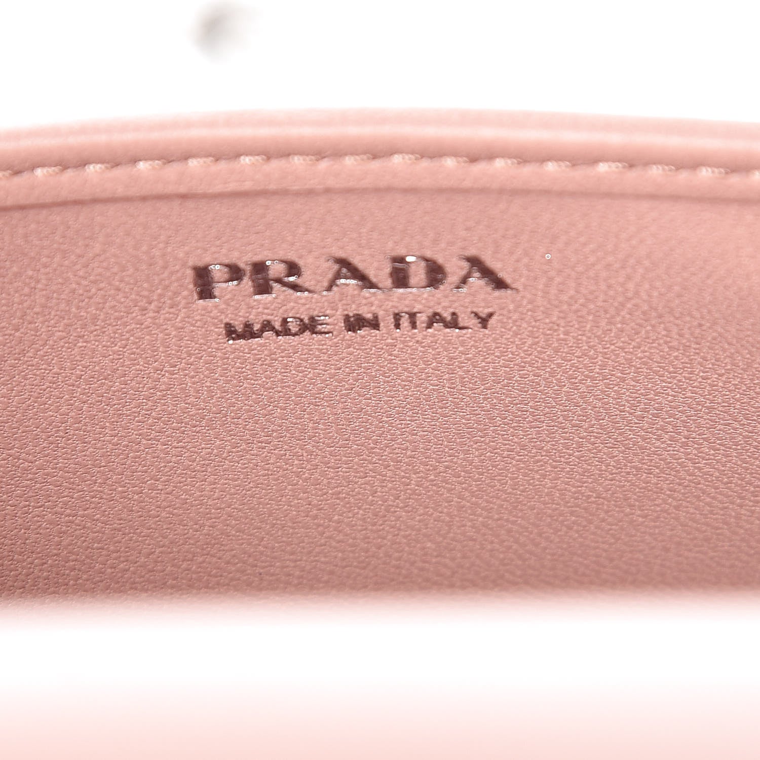 Prada Nappa Impunture Mini Diagramme Chain Crossbody Bag Orchidea 8 of 9