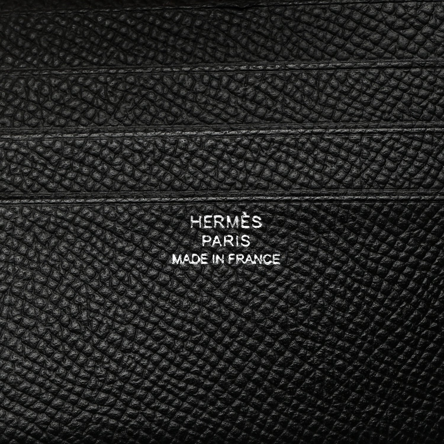 Hermes Epsom Citizen Twill Compact Wallet Black 6 of 7