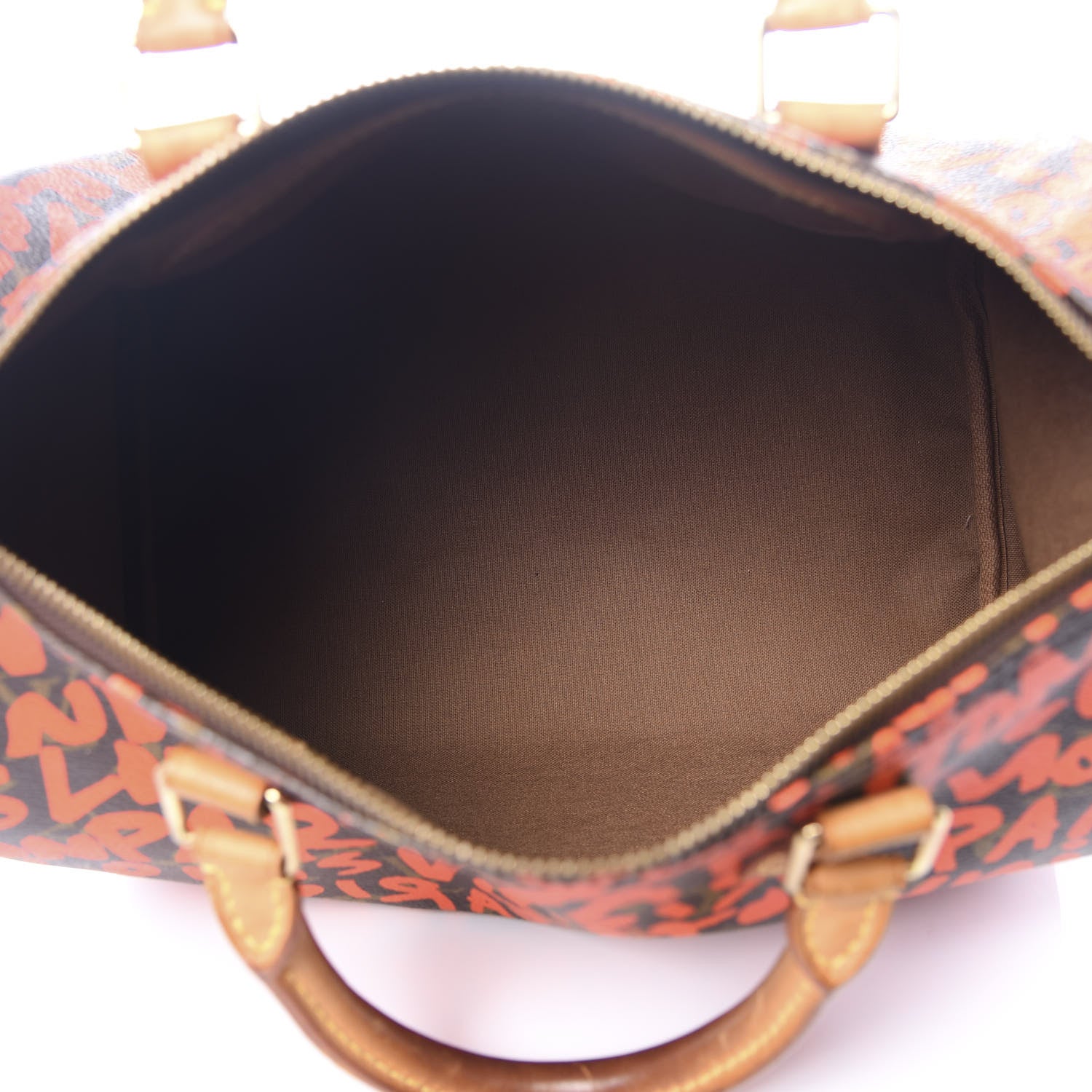 Louis Vuitton Monogram Graffiti Speedy 30 Orange 4 of 8