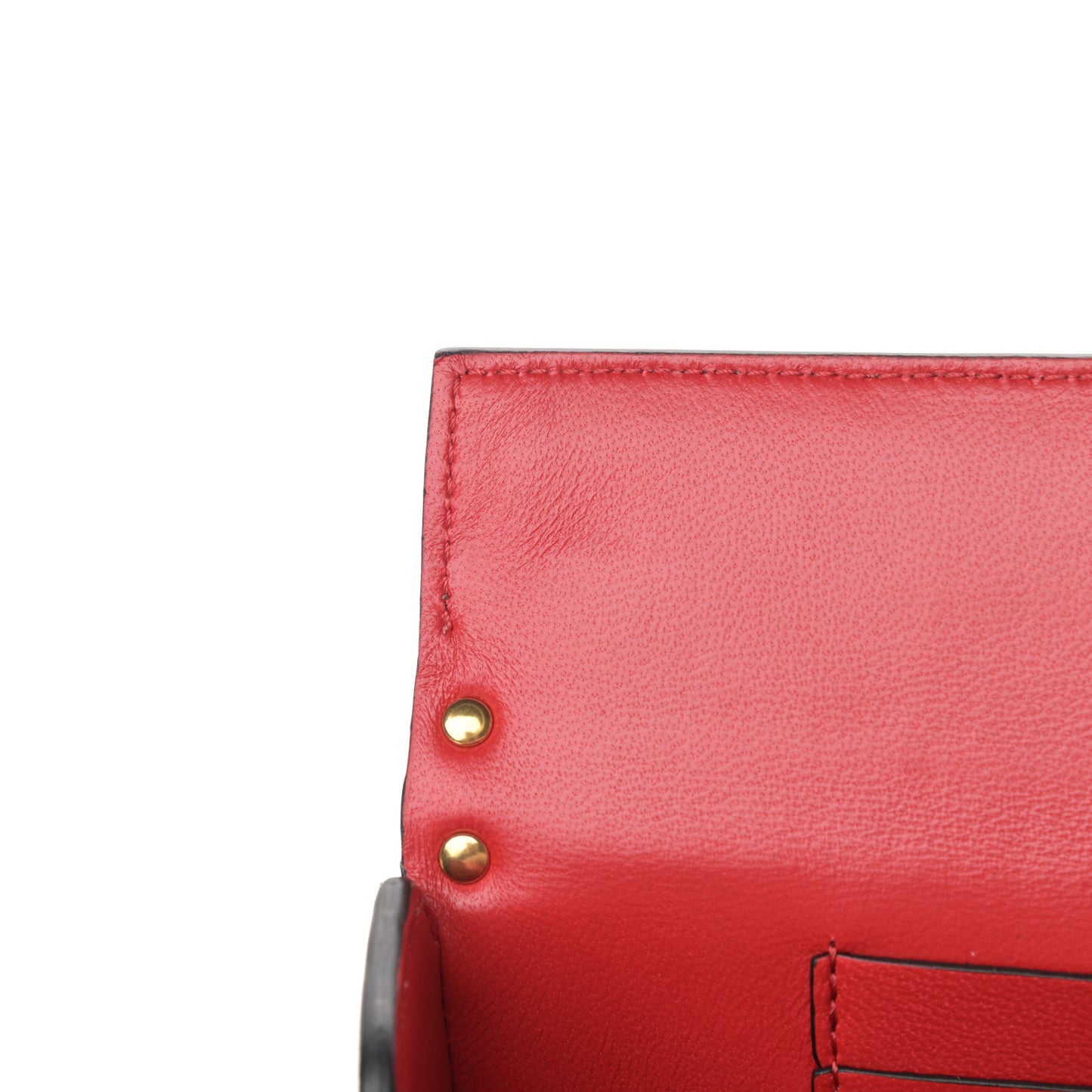 Grainy Calfskin Rockstud Alcove Box Top-Handle Bag Rose Cannelle