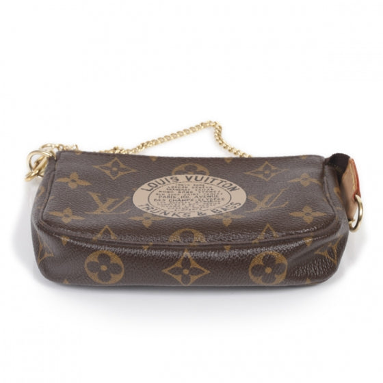 Louis Vuitton Monogram Complice Trunks and Bags Mini Pochette Accessories Beige 3 of 8