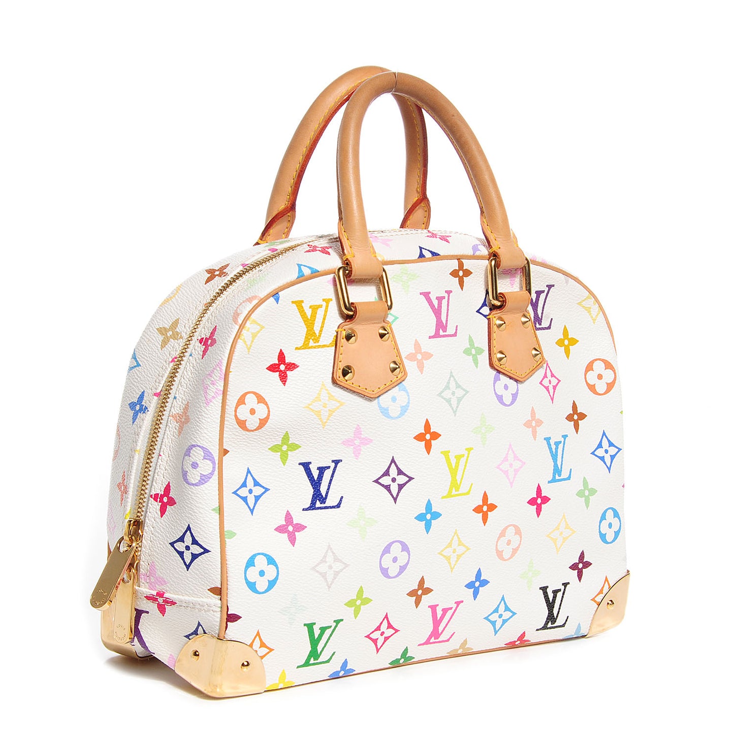 Monogram Multicolor Trouville White