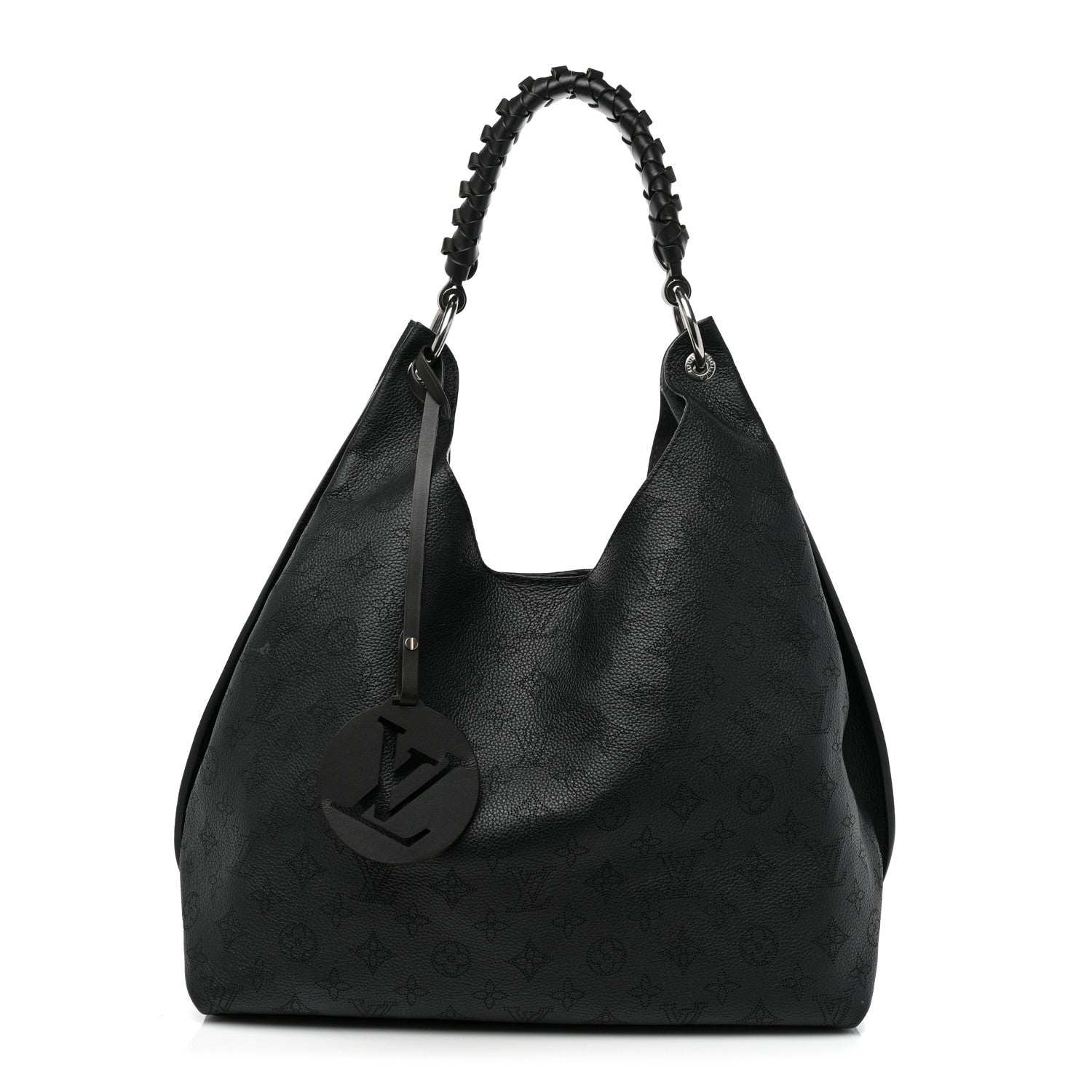 Louis Vuitton Mahina Carmel Hobo Black 1 of 14