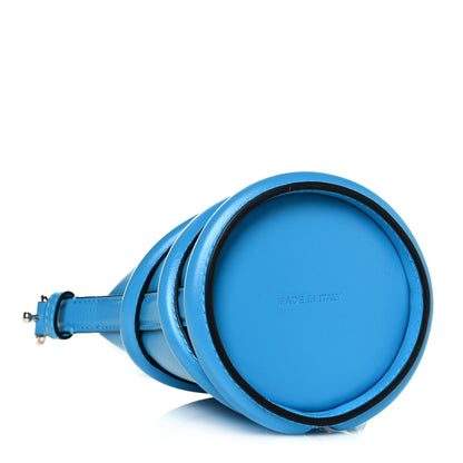 Alexander McQueen Calfskin The Curve Mini Shoulder Bag Cerulean 3 of 10