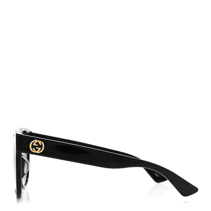 Gucci Acetate Round Sunglasses GG0035S Black 3 of 8