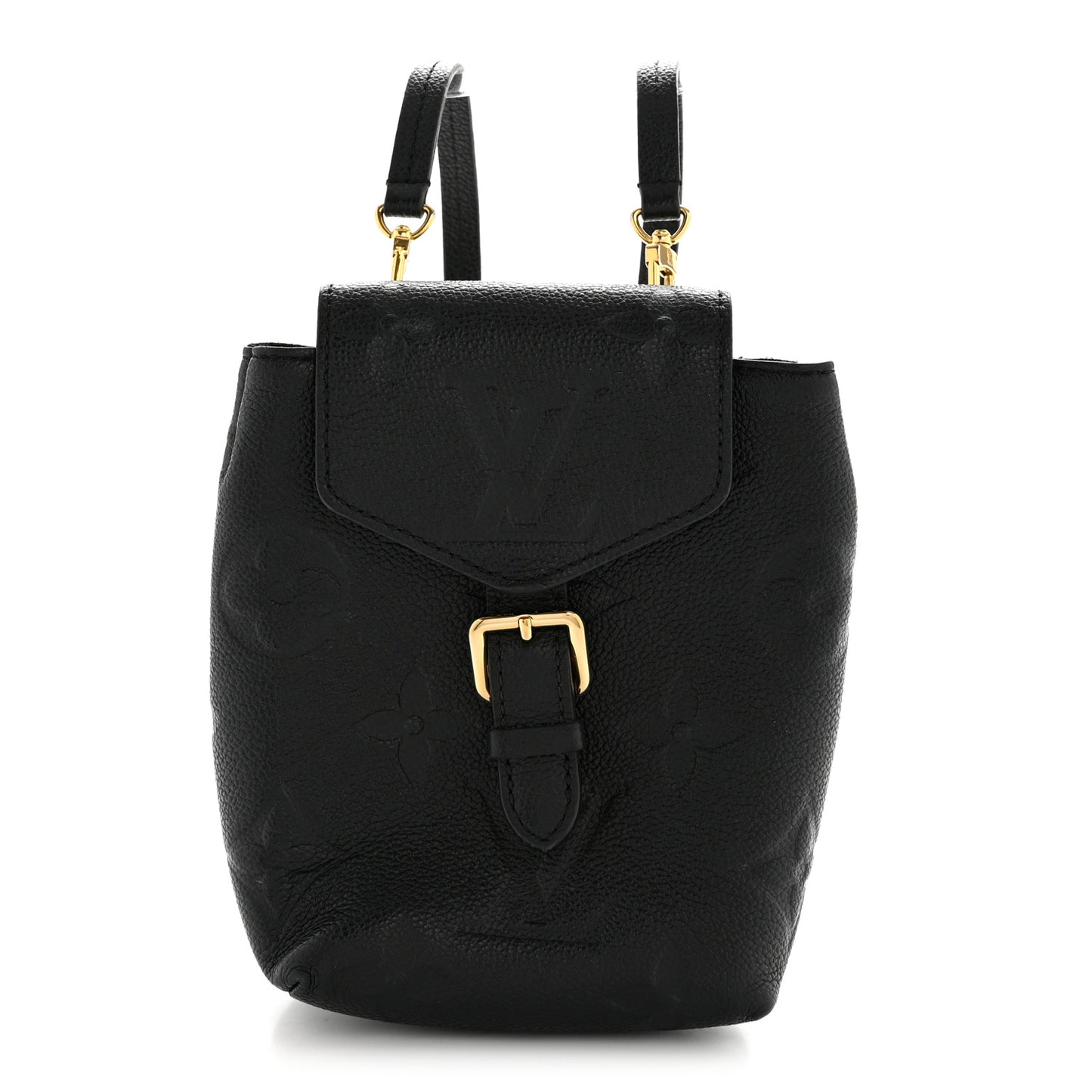 Empreinte Monogram Giant Tiny Backpack Black