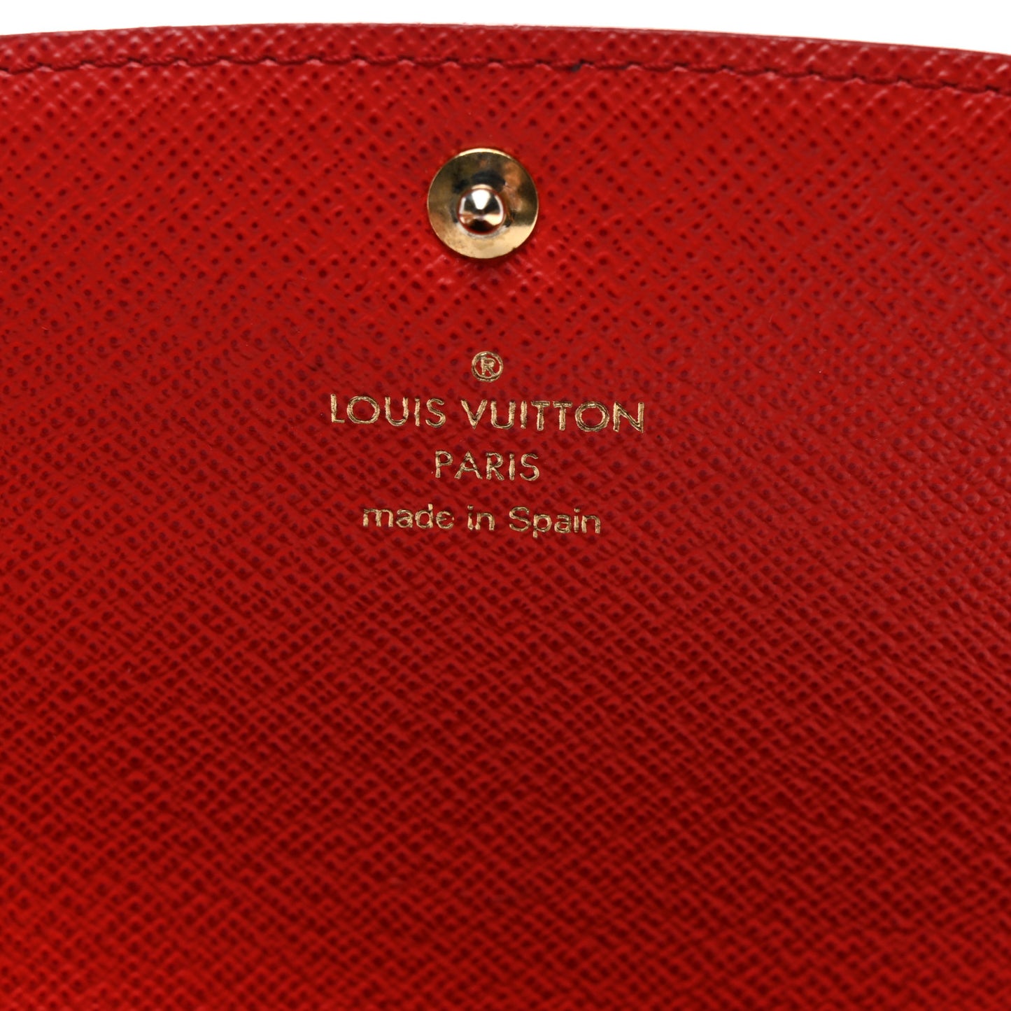 Monogram Bloom Flower Emilie Wallet Coquelicot
