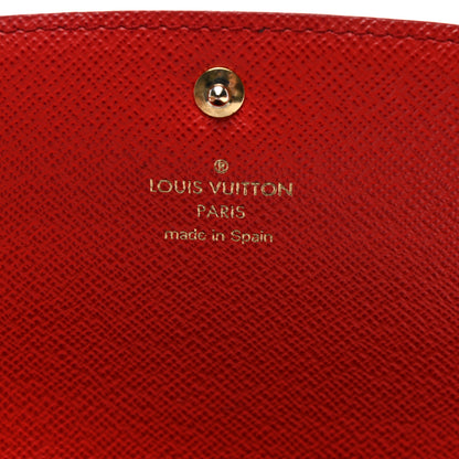 Louis Vuitton Monogram Bloom Flower Emilie Wallet Coquelicot 6 of 10