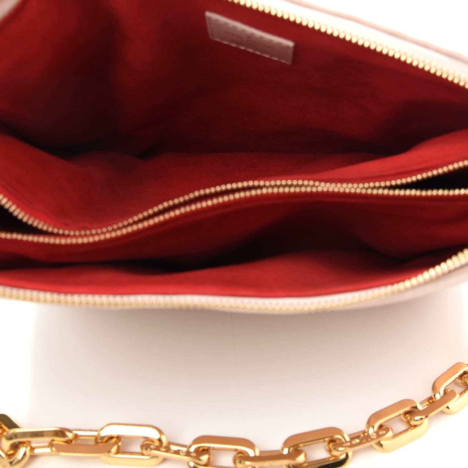 Louis Vuitton Lambskin Embossed Monogram Fall In Love Coussin PM Dragée Light Pink 5 of 8