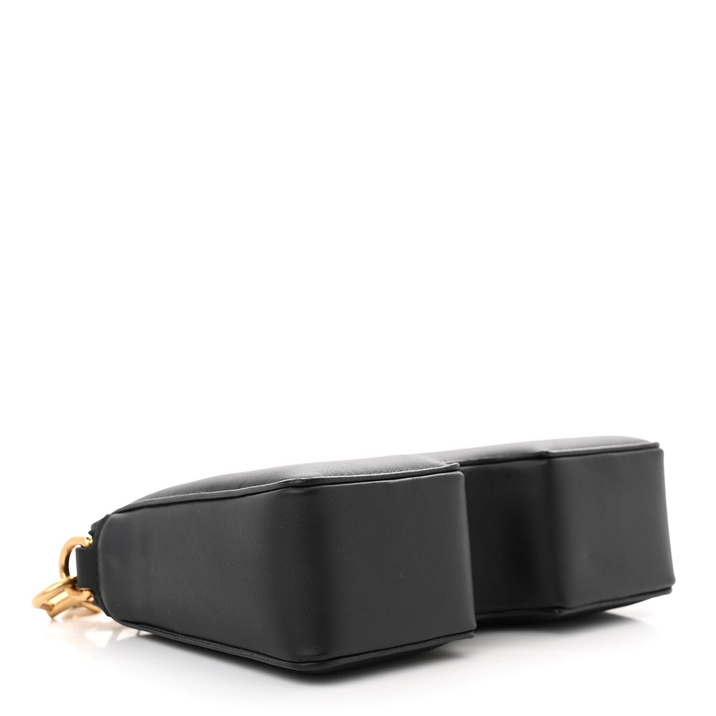 OFF WHITE Calfskin Burrow 22 Chain Bag Black