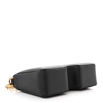 Off-White OFF WHITE Calfskin Burrow 22 Chain Bag Black 4 of 9