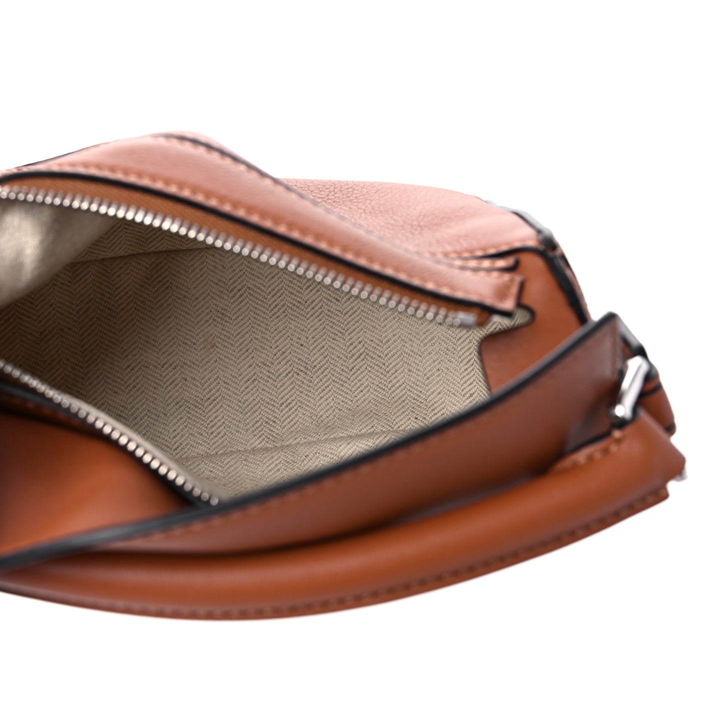 Calfskin Mini Puzzle Bag Tan