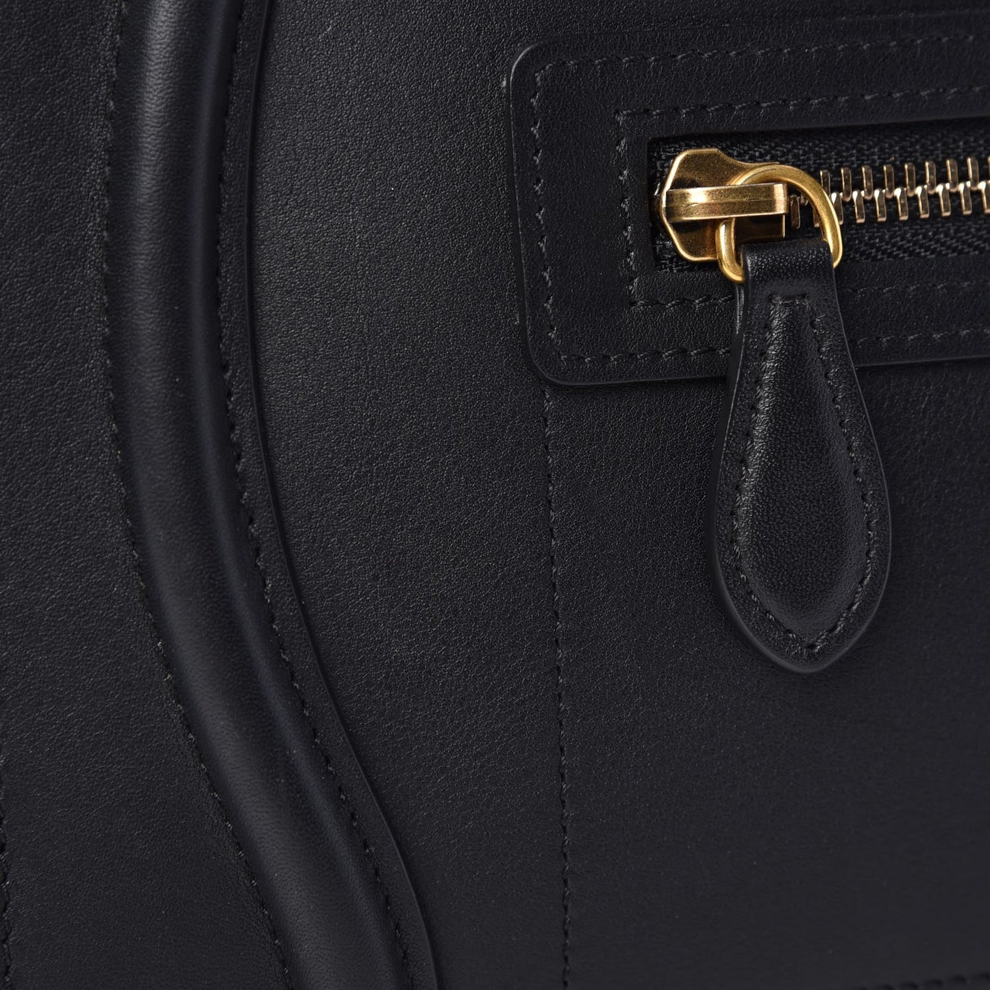 Smooth Calfskin Micro Luggage Black