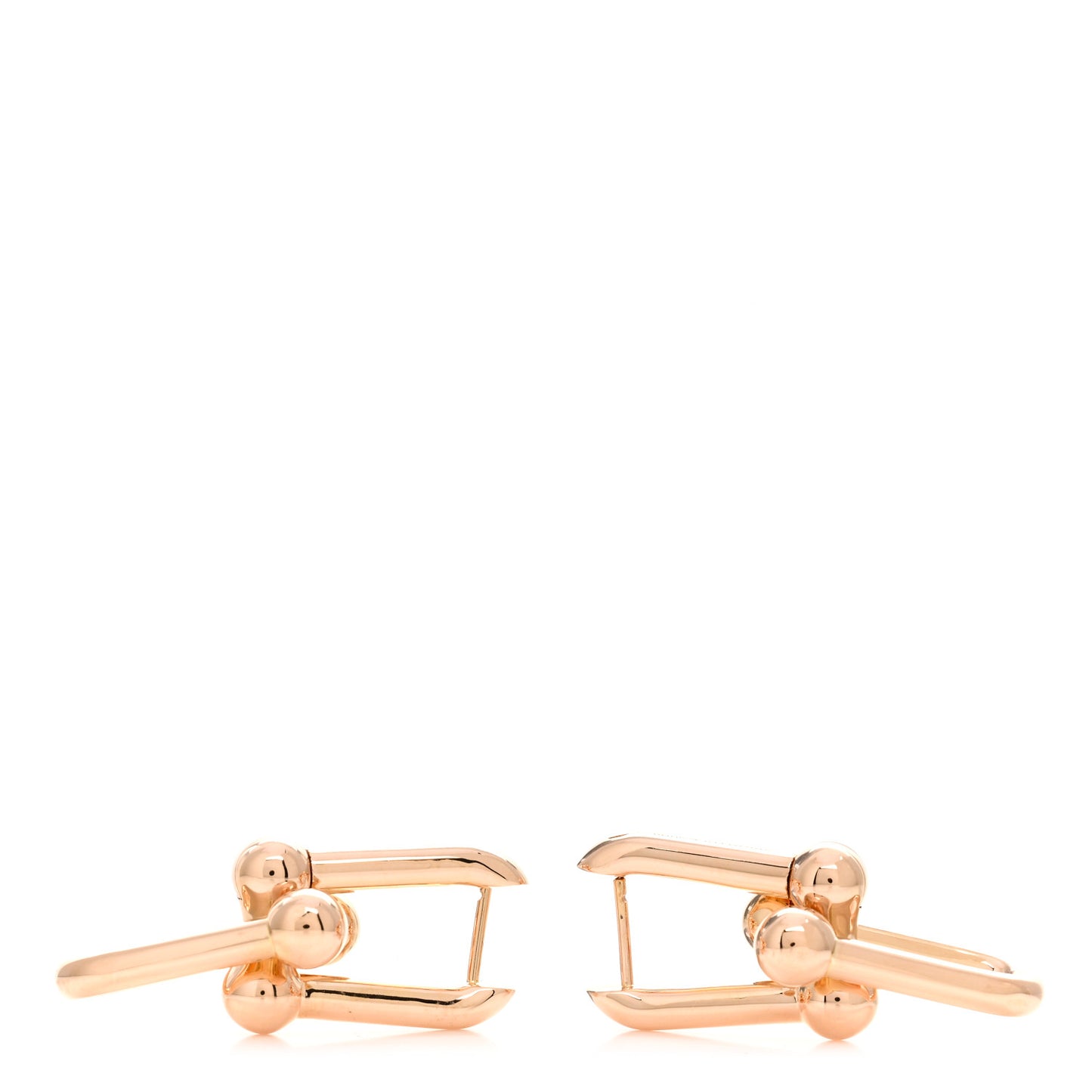 18K Rose Gold Large HardWear Link Earrings
