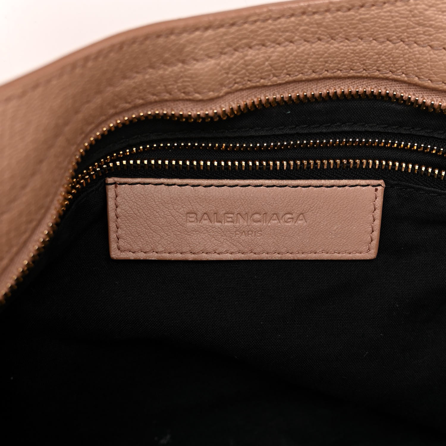 Balenciaga Chevre Gold Metallic Edge Hardware City Rose Des Sables 6 of 14