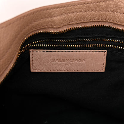 Balenciaga Chevre Gold Metallic Edge Hardware City Rose Des Sables 6 of 14