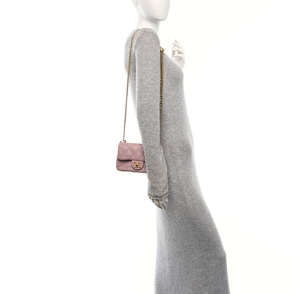 Chanel Caviar Quilted Mini Rectangular Sweetheart Flap Lilac 2 of 11