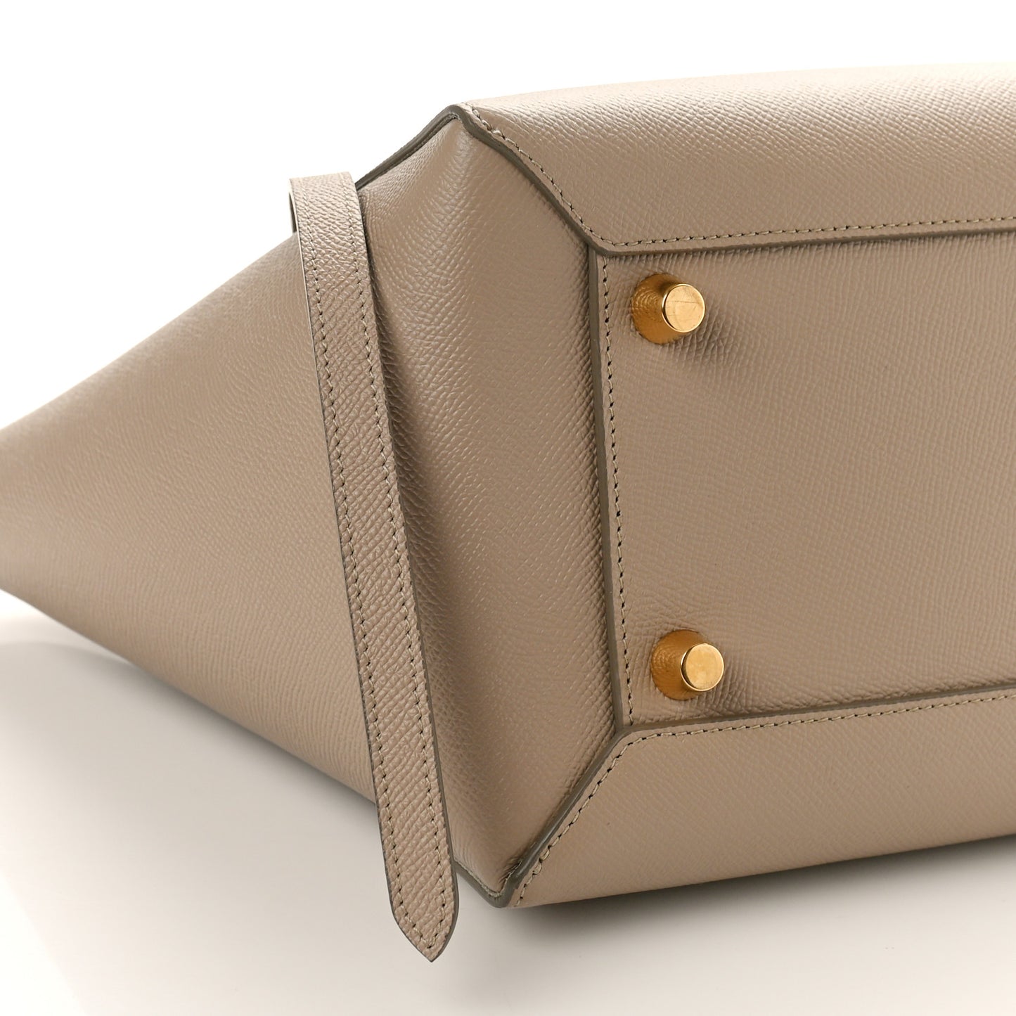 Grained Calfskin Mini Belt Bag Light Taupe