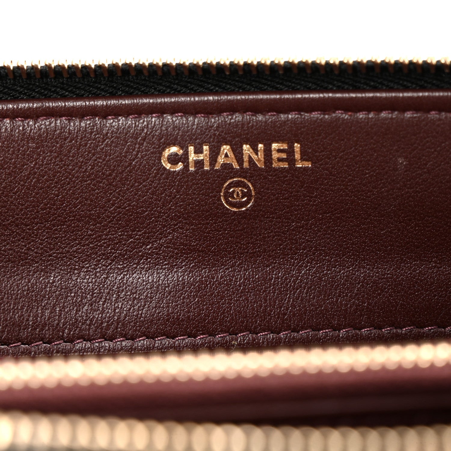Chanel Caviar Quilted Large Zipped Clutch Black 6 of 11
