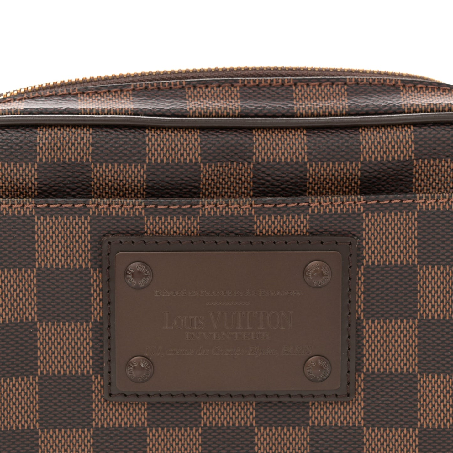Damier Ebene Brooklyn Bum Bag