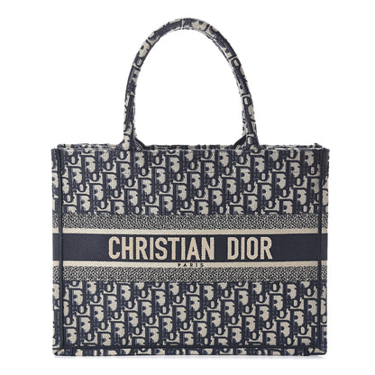 Christian Dior Oblique Medium Book Tote Blue Multicolor 1 of 8