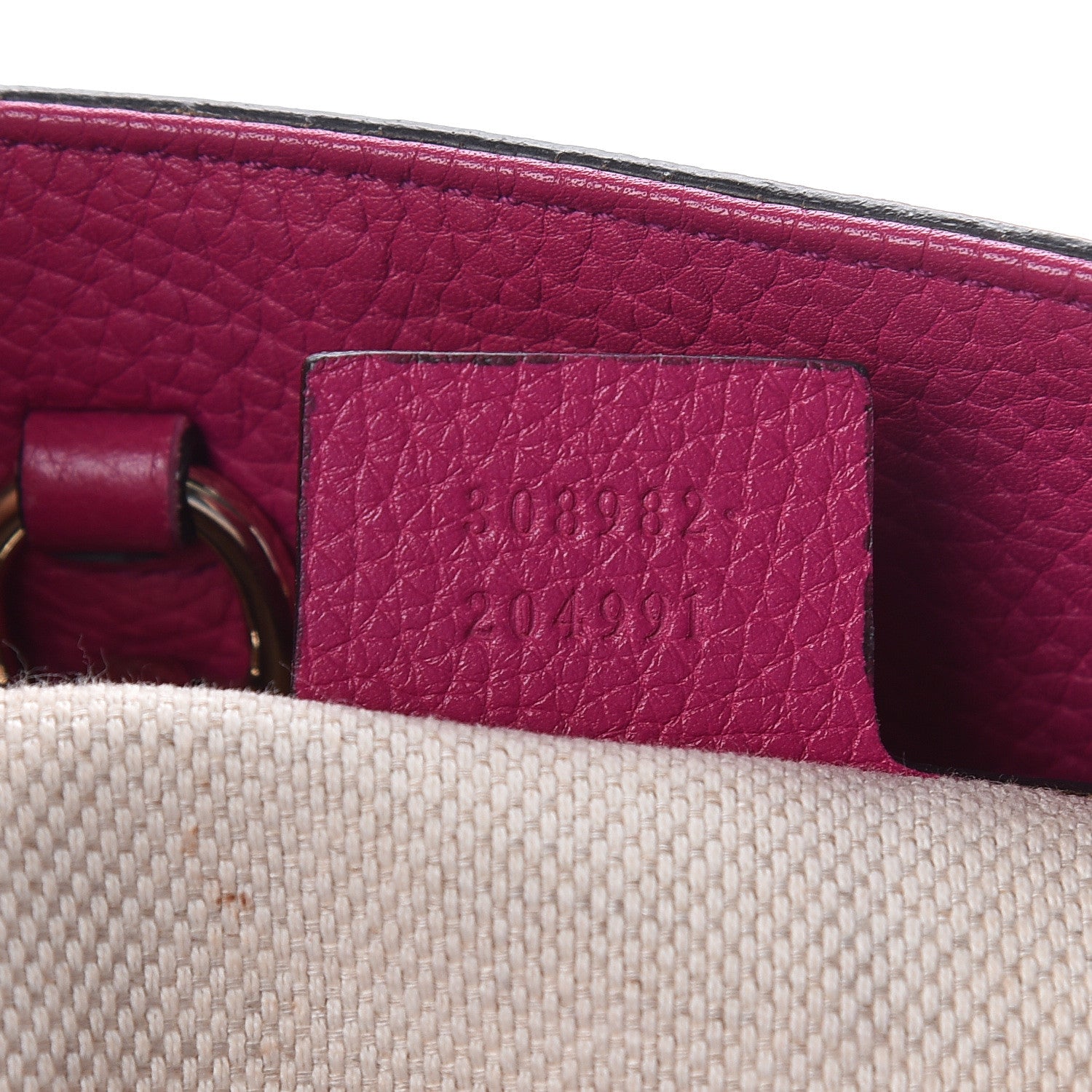 Gucci Cellarius Calfskin Medium Soho Chain Shoulder Bag Bright Bouganville 7 of 12