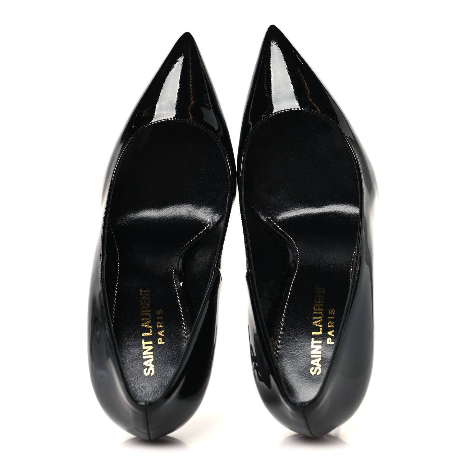Saint Laurent Patent Opyum 110 Pumps 37 Black 2 of 10