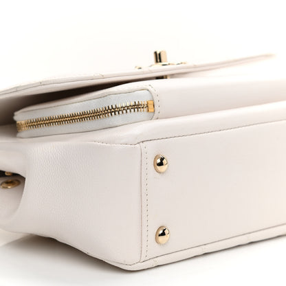 Chanel Caviar Quilted Small Business Affinity Flap White 7 of 9