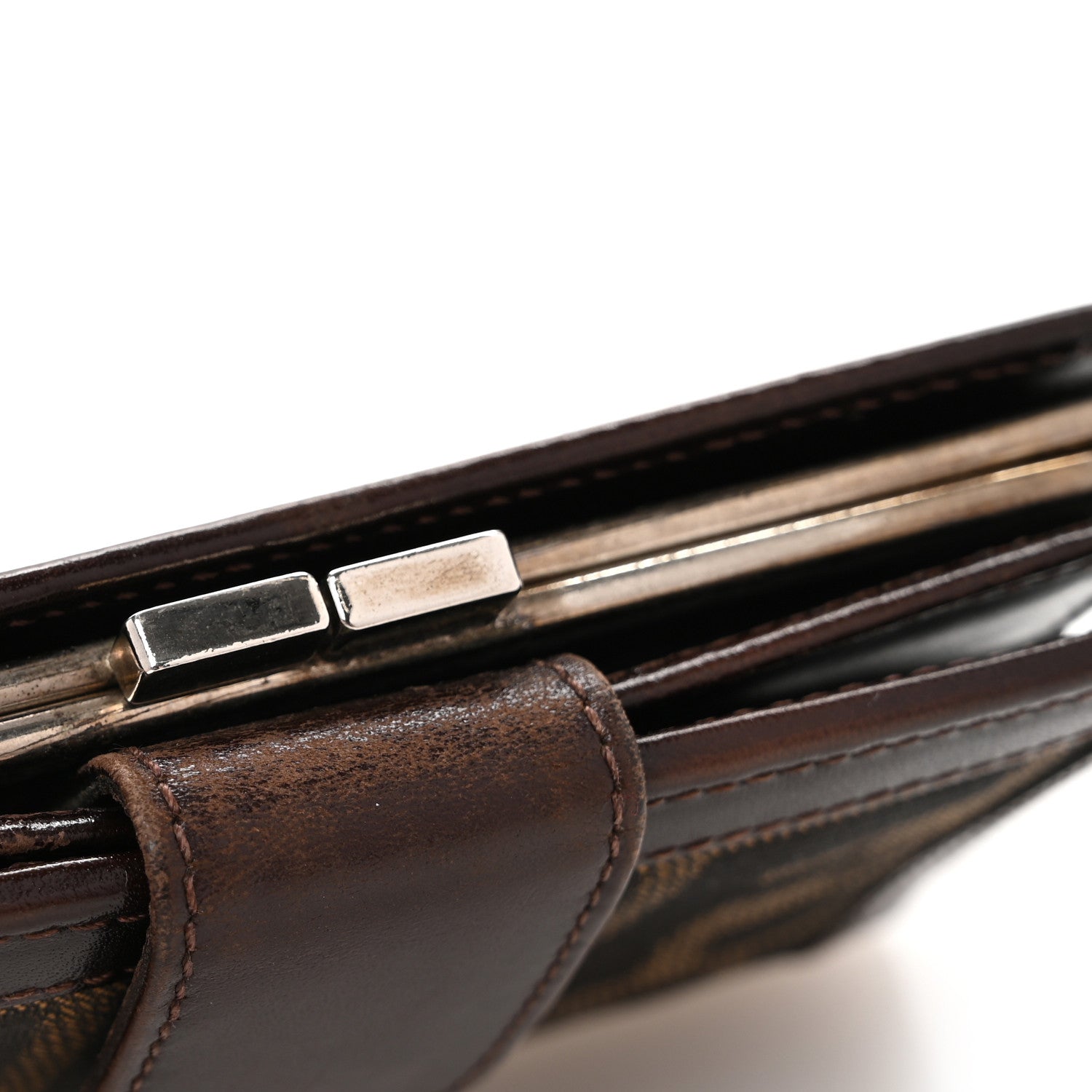 Fendi Zucca Calfskin Donna Wallet Tobacco 10 of 11