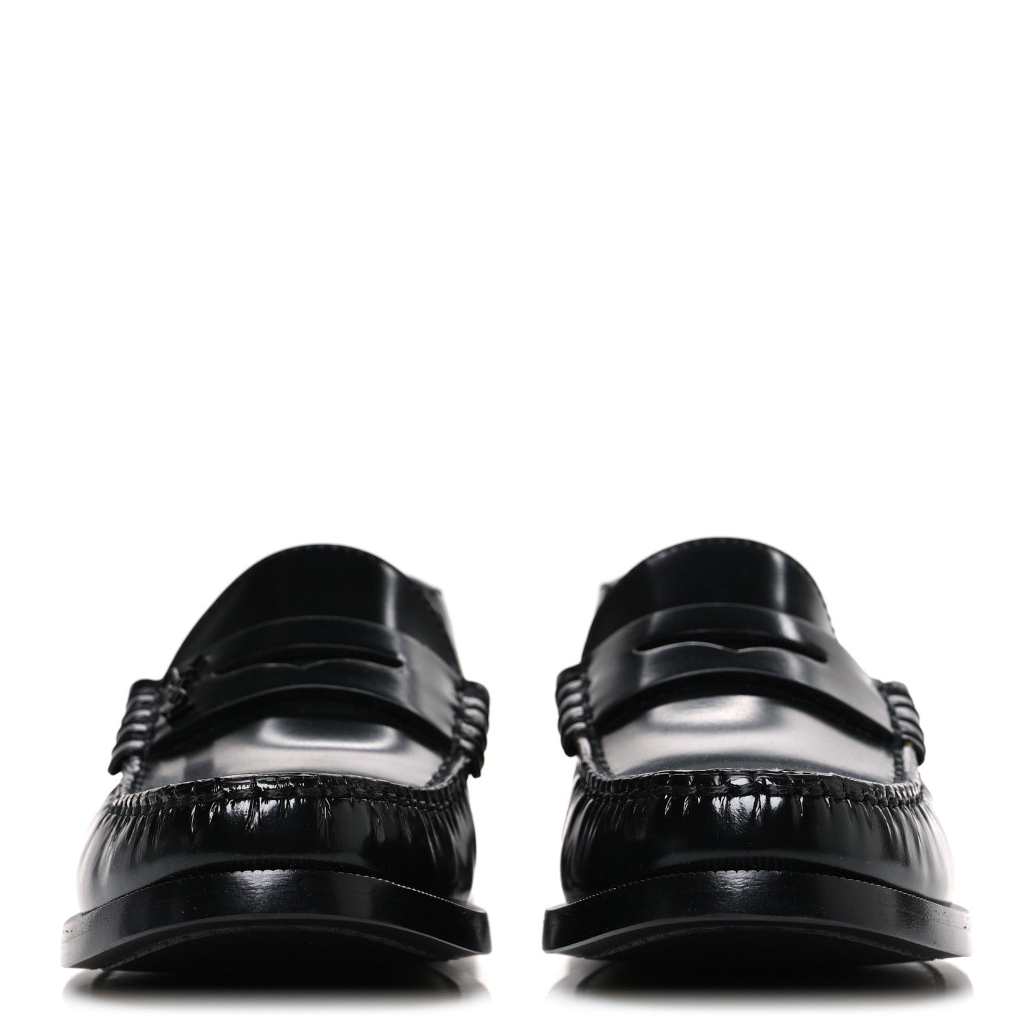Saint Laurent Magnum Lux Calfskin Le Loafer 15 Moccasins 36 Black 3 of 11