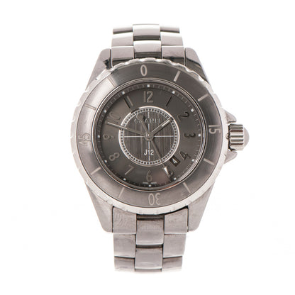 Chanel Titanium Ceramic 33mm J12 Chromatic Quartz Watch 1 of 6