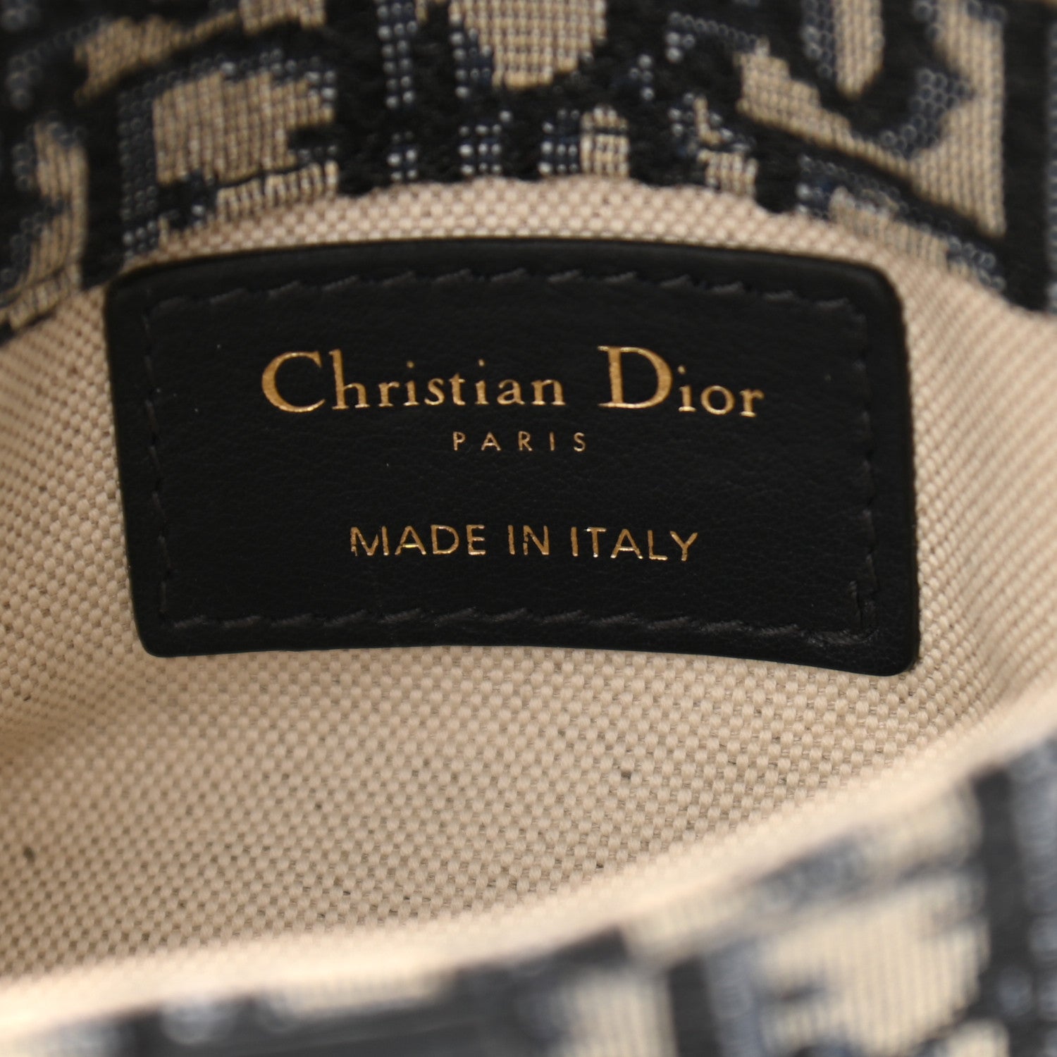 Christian Dior Oblique Saddle Belt Pouch Blue 6 of 11