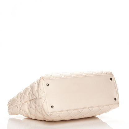 Chanel Calfskin Ultimate Stitch Shopping Tote White 4 of 11
