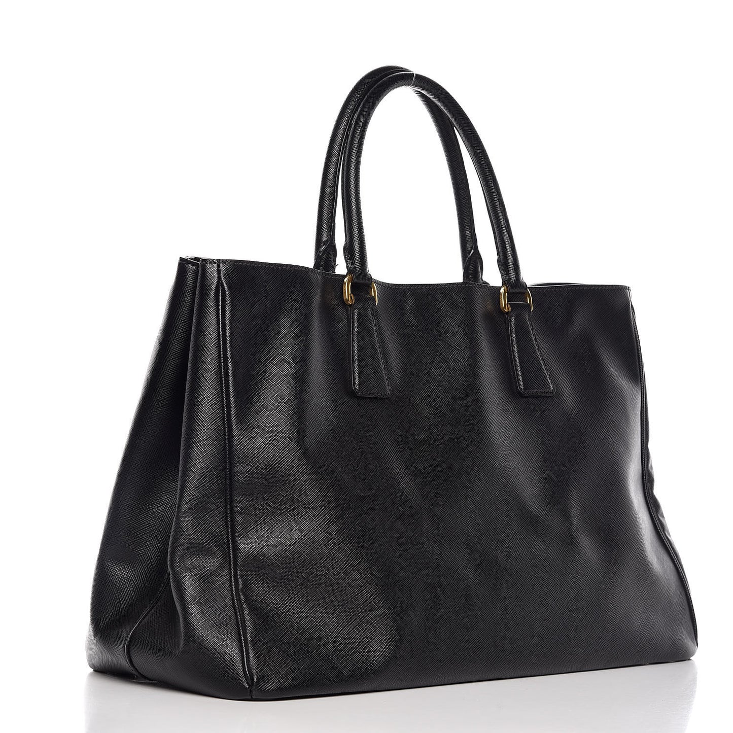 Saffiano Lux Large Tote Black